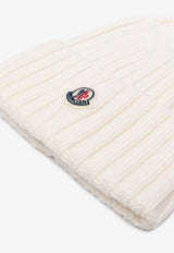 Moncler Wool Knit Beanie White L10933B00036A9327_030