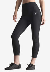 Adidas By Stella McCartney Logo Print Yoga Leggings Black JW2000_black