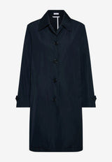 Thom Browne Bal Collar Raincoat Blue FOC898UF0967_415
