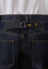 Thom Browne Turn-Up Hem Straight Jeans Blue FTC509UF1101_415