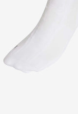 Adidas By Stella McCartney Logo-Printed Ankle Socks White KF3572_white