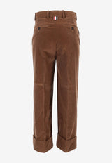 Thom Browne Beltloop Corduroy Turn-Up Pants Brown FTC400UF0957_210