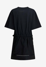 Moncler Logo Patch Mini T-shirt Dress Blue L10938I0000389AUG_780