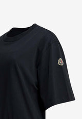 Moncler Logo Patch Mini T-shirt Dress Blue L10938I0000389AUG_780