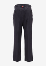 Thom Browne Relaxed Beltloop Tailored Pants Navy FTC512GF1063_415