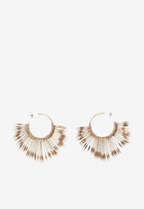 Isabel Marant Large Brass Hoop Earrings Gold BL0227FAC2B19B_12LS