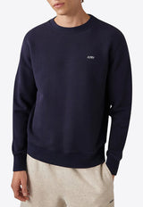 Autry Logo Embroidered Sweatshirt Blue SWPM001B_01B