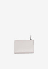 Off-White Jitney Quote Zipped Bi-Fold Wallet White OWNC072C99LEA001_0410