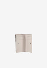 Off-White Jitney Quote Zipped Bi-Fold Wallet White OWNC072C99LEA001_0410