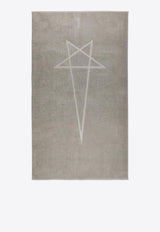 Rick Owens Pentagram Beach Towel Gray RH0000001SPO1_08
