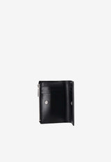 Off-White Jitney Quote Zipped Bi-Fold Wallet Black OWNC072C99LEA001_1001