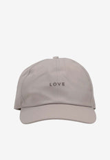 Rick Owens Love Baseball Cap Gray RA01F0800TEEM4_0834