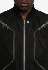 Rick Owens Heizer Flight Jacket Black RU01F2790CDU_09