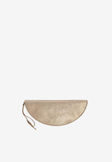 Maison Margiela Half-Moon Metallic Clutch Gold SB1ZI0015P7453_HB330