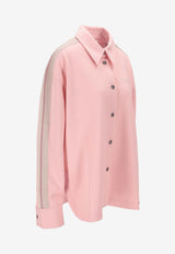 Palm Angels Tonal Track Shirt Pink PWGA050F25FAB001_3003