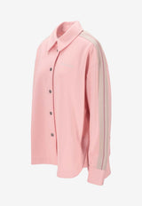 Palm Angels Tonal Track Shirt Pink PWGA050F25FAB001_3003