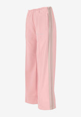 Palm Angels Classic Logo Track Pants Pink PWCJ031F25FAB002_3003