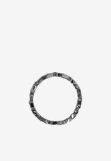 Palm Angels Rounded Logo Ring Silver PMOC02CC99MAT001_7272