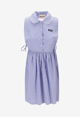 Miu Miu Mini Shirt Dress Blue MF6203SOOO187G_F0AZ1