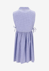 Miu Miu Mini Shirt Dress Blue MF6203SOOO187G_F0AZ1