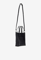 Maison Margiela Four Stitches Leather Shoulder Bag Black SB1WG0081P8611_H0015
