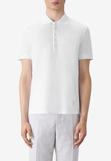 Thom Browne 4-bar Stripes Polo T-shirt White MJP110P00050_100