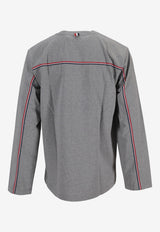 Thom Browne Oversized Long-Sleeved T-shirt Gray MJS289A00042_055