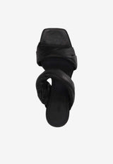 Rick Owens Cantilever 60 Twisted Wedge Sandals Black RP01F6884LGY_09