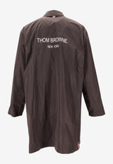 Thom Browne Packable Logo Parka Gray MOT099PF0967_025