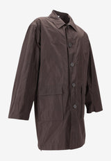Thom Browne Packable Logo Parka Gray MOT099PF0967_025