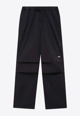 Autry Logo Tech Parachute Pants Black PAPX019K_19K