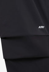 Autry Logo Tech Parachute Pants Black PAPX019K_19K