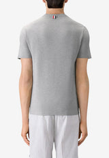 Thom Browne Name Tag Patch T-shirt Gray MJS123A00050_055