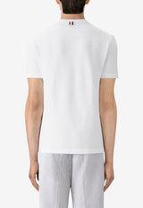 Thom Browne 4-bar Stripes Classic Pique T-shirt White MJS123A00050_100