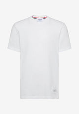 Thom Browne 4-bar Stripes Classic Pique T-shirt White MJS123A00050_100