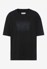 Maison Margiela Washed Logo T-shirt Black S50GC0730M20164_861