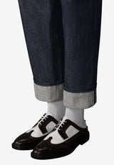 Thom Browne Turn-Up Selvedge Jeans Navy MTU345SF1101_415