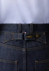 Thom Browne Turn-Up Selvedge Jeans Navy MTU345SF1101_415