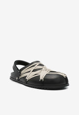 Rick Owens Megalace Lace Mules Black RU02E1813LOOW1_09
