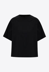 Rick Owens Cropped Brad T-shirt Black RP01F6260JA_09