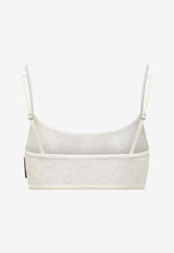 Marine Serre Moonogram Mesh Bralette White WUW058ACJER0005_WH20
