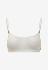 Marine Serre Moonogram Mesh Bralette White WUW058ACJER0005_WH20