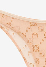 Marine Serre Moonogram Flocked Panties Beige WUW052ACJER0005_BG60