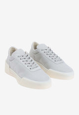 Aerobic Leather Low-Top Sneakers