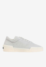 Aerobic Leather Low-Top Sneakers