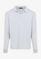 Supima Long-Sleeved Polo T-shirt