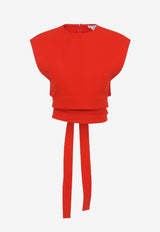 Belted Cropped Top