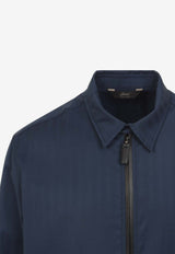 Wool Zip-Up Jacket