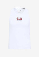 Logo Print Sleeveless T-shirt