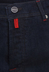 Logo Patch Slim-Fit Jeans